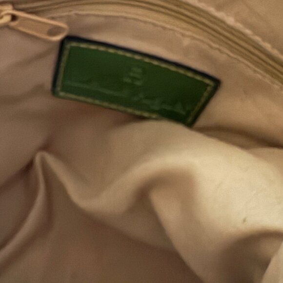 Vintage Etienne Aigner Crossbody Bag Floral Woven Faux Leather Adjustable Strap - Picture 11 of 16